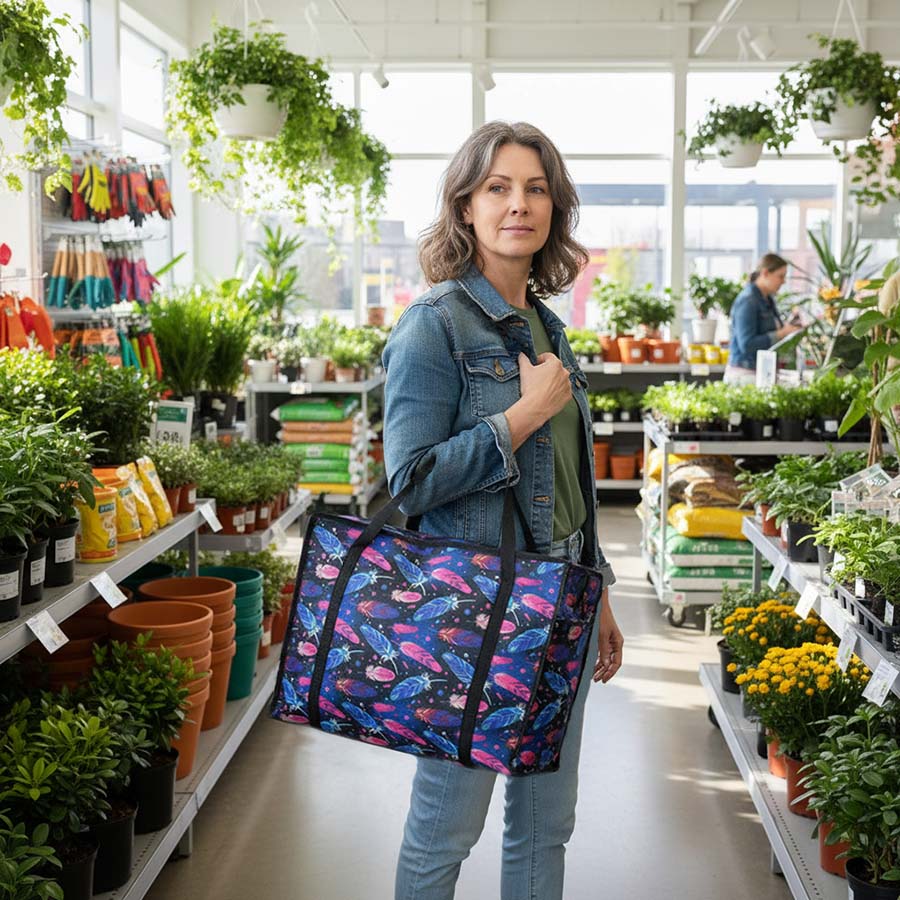 Bolsas De Compras O Mandado Reutilizables De Lona - Imagen 3