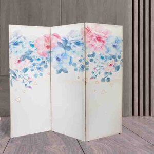 Biombo Decorativo Floral Elegancia para Separadores de Espacios #1