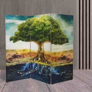 Biombo Decorativo Árbol de la Vida – Separador de Espacios Elegante y Funcional #1