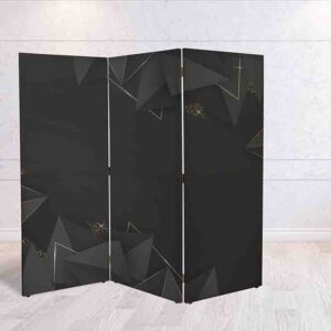 Divisor de espacio en negro para decoración moderna #12
