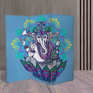 Separador de Espacios con Mandala de Energía #18 Biombo Decorativo