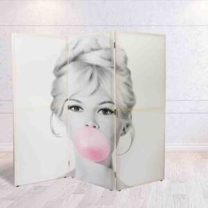 Separador de Espacios Brigitte Bardot con Chicle Rosa - Elegancia Vintage