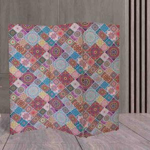 Biombo Decorativo de Mandala de Luz #21 Ideal para Hogar y Oficina