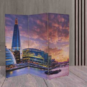 Biombo Decorativo Londres al Atardecer #23