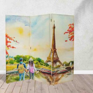 Espacios Modernos Biombos con Paisaje de París Torre Eiffel #3