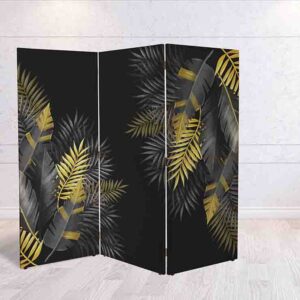 Biombo Decorativo Helechos Oscuros para Ambientes Sofisticados #3