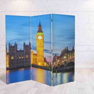 Biombo Decorativo Elegante de Londres #3