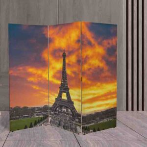 Biombo Decorativo Torre Eiffel Ideal para Salones y Oficinas #4