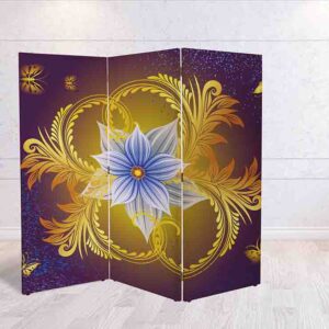 Biombo Decorativo Mandala Espiritual #4 Perfecto para Hogar y Oficina