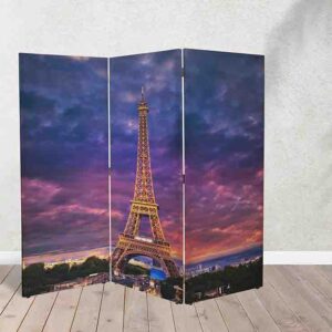 Biombo París Torre Eiffel Perfecto para Decoración Interior #6