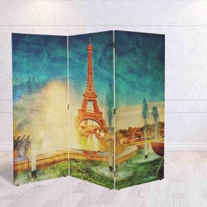 Ambientes Sofisticados con Biombo Torre Eiffel Separador #8
