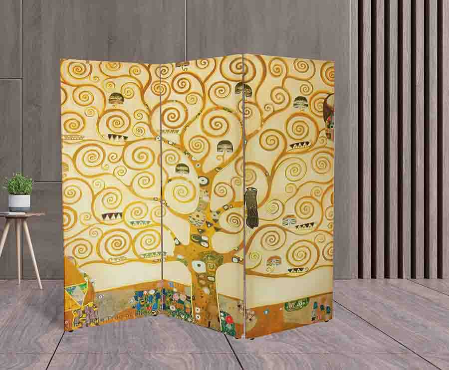 Biombos decorativos tematico Mod.Arte Friso Stoclet - Gustav Klimt