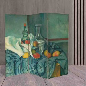 Biombo Bodegón de Paul Cézanne #5 Separador de Espacios Artístico
