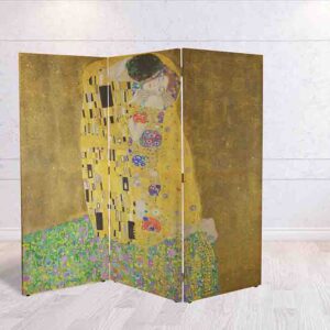 Separador de Espacios El Beso de Gustav Klimt #10 Biombo Romántico