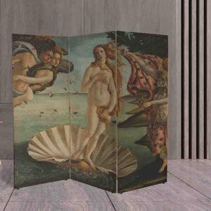 Separador de Espacios El Nacimiento de Venus de Sandro Botticelli #16 Biombo Renacentista