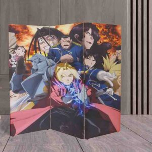 Biombo Fullmetal Alchemist Separador de Espacios con Diseño Anime
