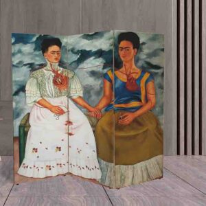 Separador de Espacios Las Dos Fridas de Frida Kahlo #28 Biombo Autobiográfico