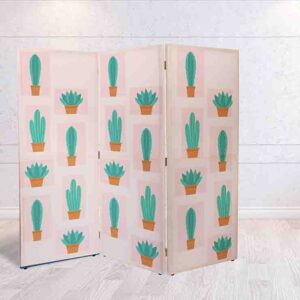 Crea Ambientes Únicos con el Biombo de Cactus #6 - Separador Decorativo y Funcional