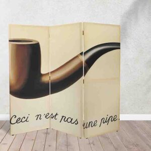 Biombo Rene Magritte #35 Separador de Espacios Surrealista