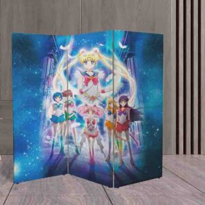 Biombo Decorativo Sailor Moon Separador de Espacios para Otakus