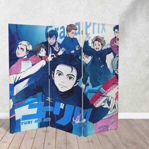 Separador de Espacios Yuri On Ice Biombo Decorativo Anime