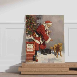 Cuadros de navidad en canvas Vintage 001