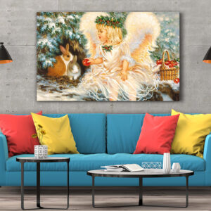 Cuadros navideños decorativos Angeles 001