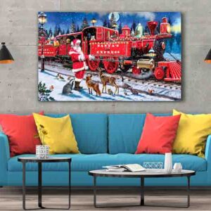Cuadros navideños decorativos Santa 001