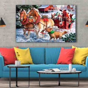 Cuadros de navidad en canvas Tiernos 002