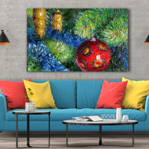 Cuadros de navidad en canvas Elegantes 003