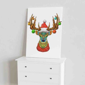 Pinturas navideñas en canvas Modernos 003