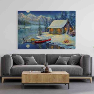 Cuadros navideños decorativos Paisajes 005