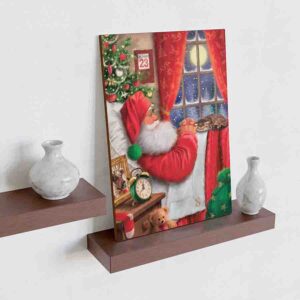 Cuadros de navidad en canvas Santa 005
