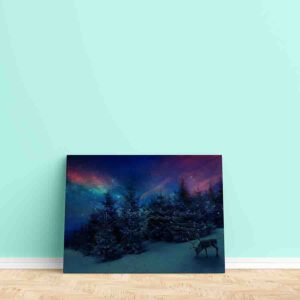 Pinturas navideñas en canvas Paisajes 007