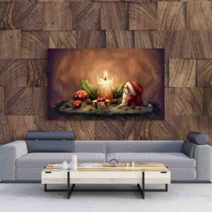 Cuadros de navidad en canvas Tiernos 008