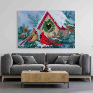 Cuadros decorativos navideños en canvas Tiernos 009