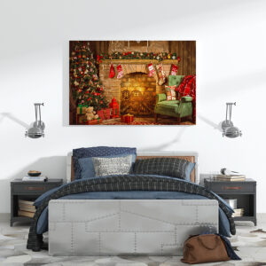 Cuadros de navidad en canvas Elegantes 009