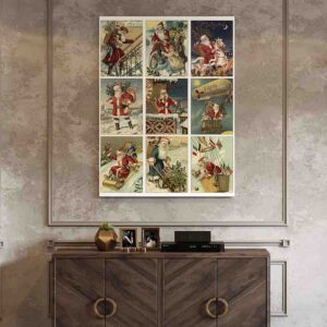 Cuadros navideños decorativos Vintage 009