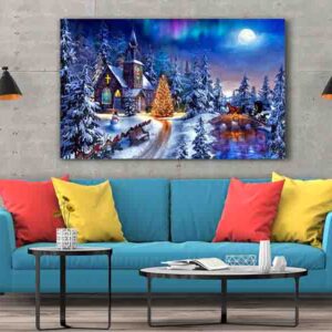 Cuadros decorativos navideños en canvas 013