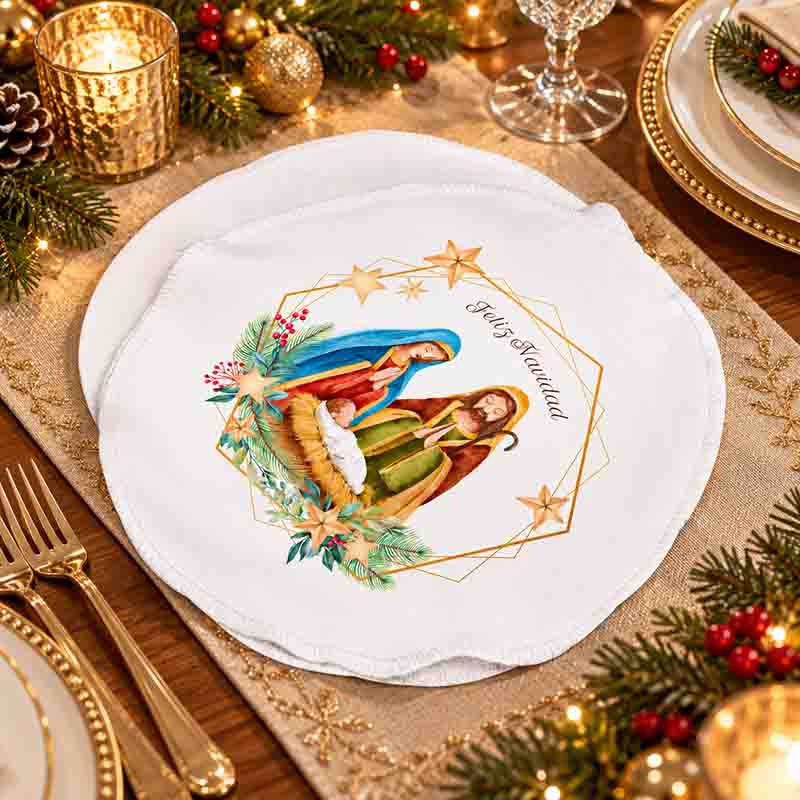 Tortillero tela navidad Mod. 2 - Imagen 2