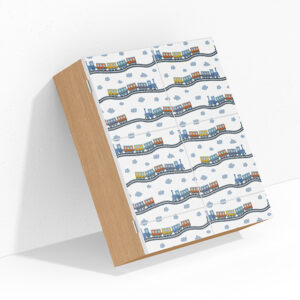 Vinil adherible 10 pz De tren