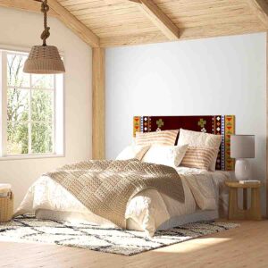 Respaldo cama de madera Mexicano Mod.2