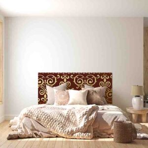 Cabeceros de cama de madera modernos Vintage Mod.2