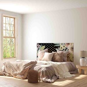Cabeceros de cama de madera modernos De Flores Mod.2