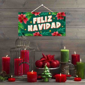 Adorno navideño letrero Mod.8