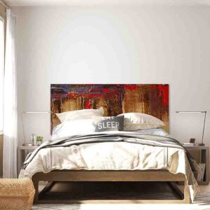 Cabezal de cama de madera estilo Minimalista Mod.3