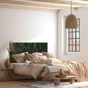Cabeceras de madera para cama De Hojas Mod.3