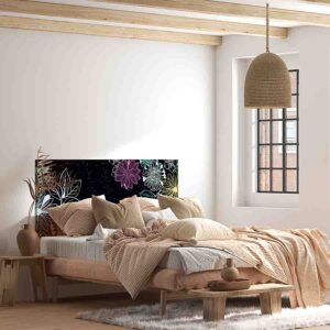 Cabeceras de madera para cama De Flores Mod.3