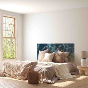 Cabeceras de cama en madera modernas De azul Mod.3