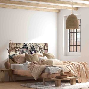 Cabeceras de madera para cama De Mariposas Mod.4